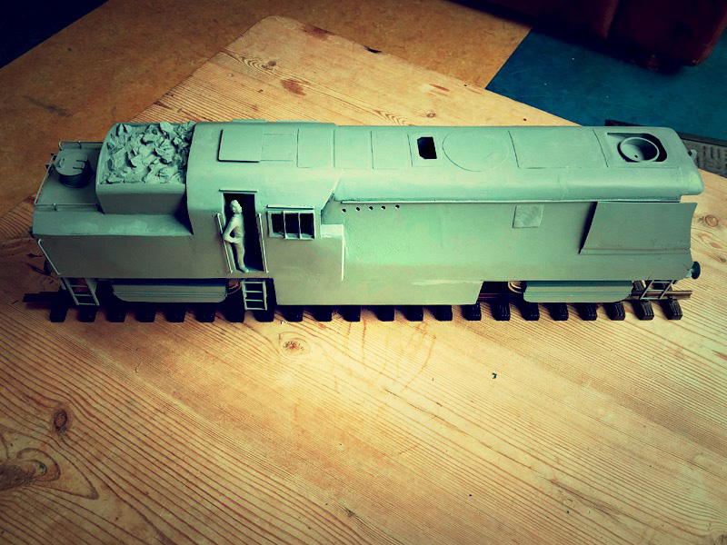 This time the figure is possibly a bit small (a 1/24 bloke on a previous model seemed a bit big)