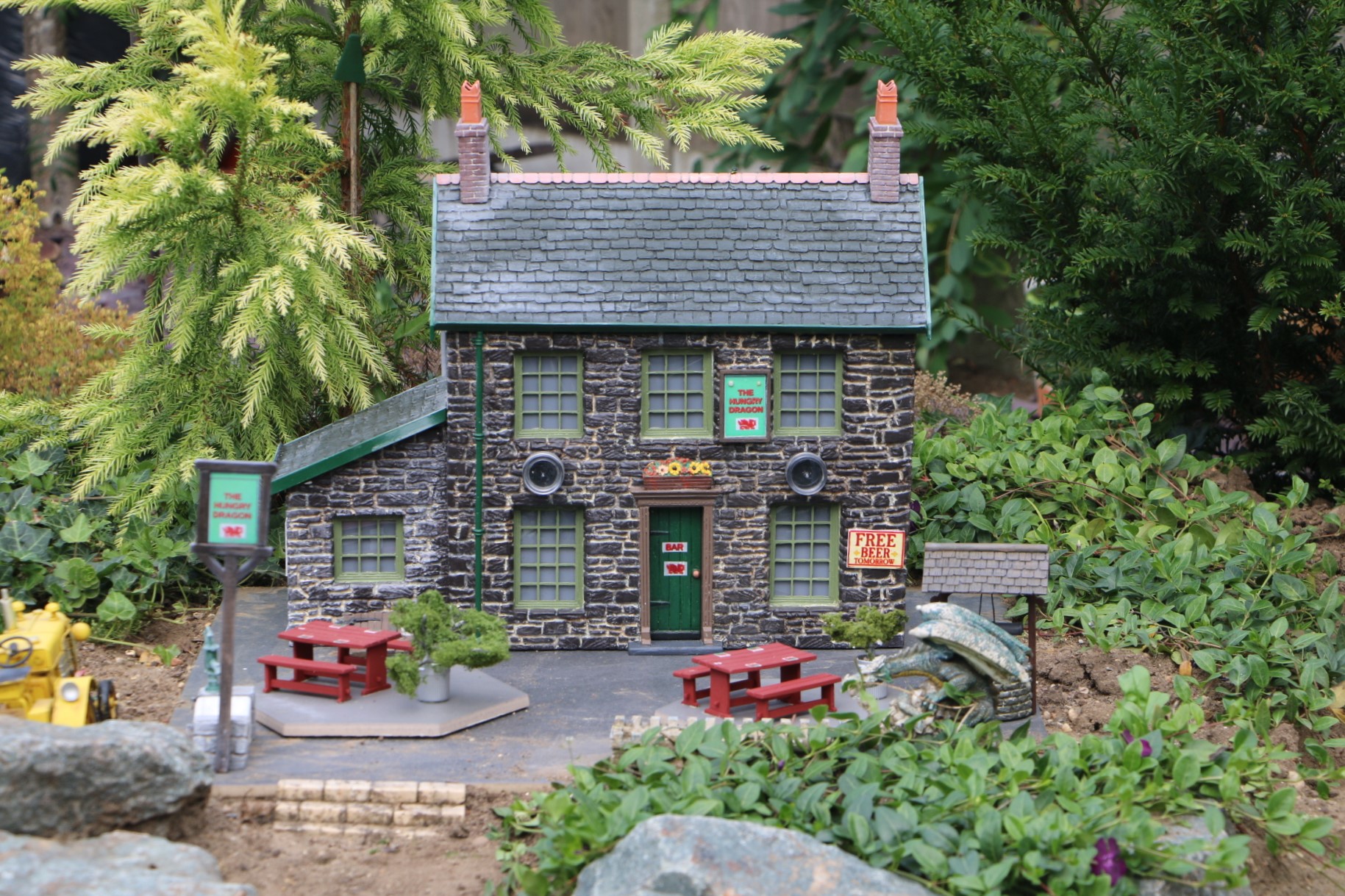 The Hungry Dragon pub.